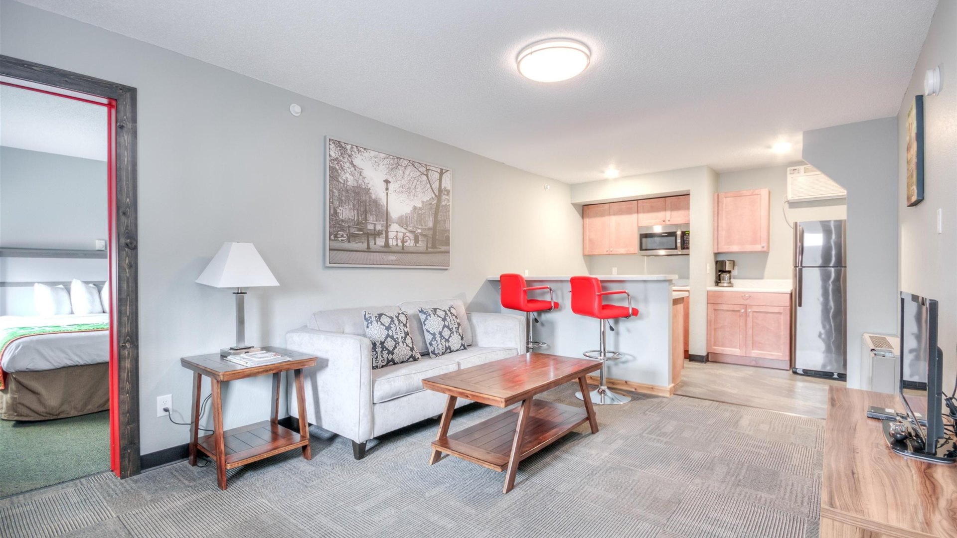 Inside a Sojourn one-bedroom suite